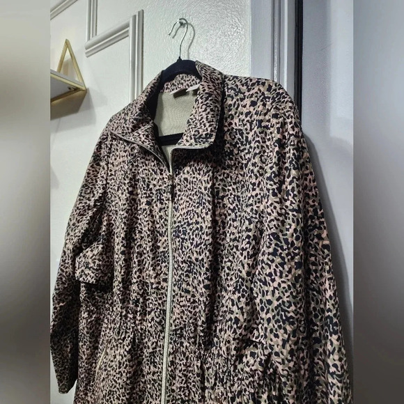 Chico's Animal Print Anorak Zip-Up Jacket Size 3 US 16/18 - Picture 4 of 8